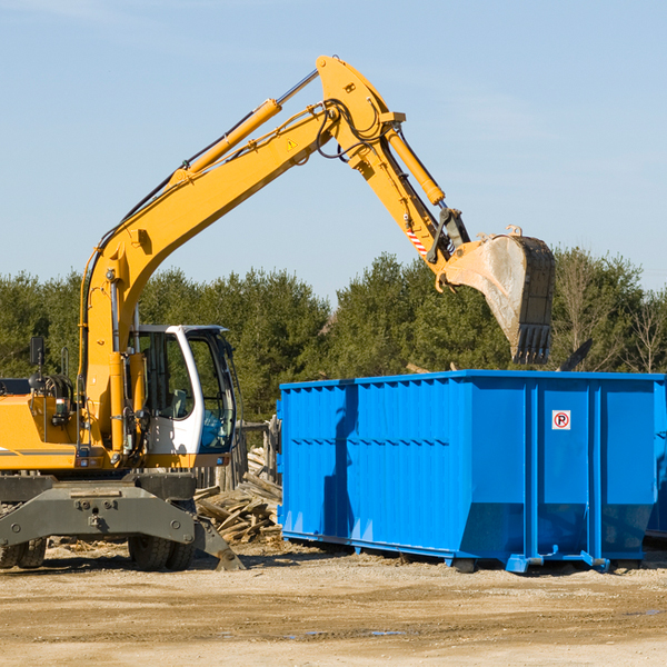 what size residential dumpster rentals are available in Albert